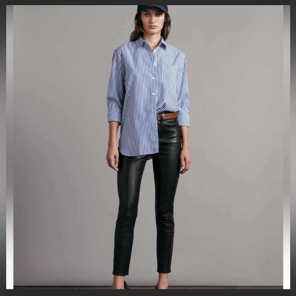 NWT Rag & Bone Nina High-Rise Skinny Leather Pant
size 23 - Picture 3 of 17
